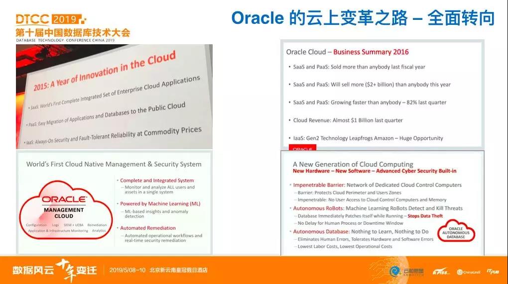 Oracle的云上变革之路